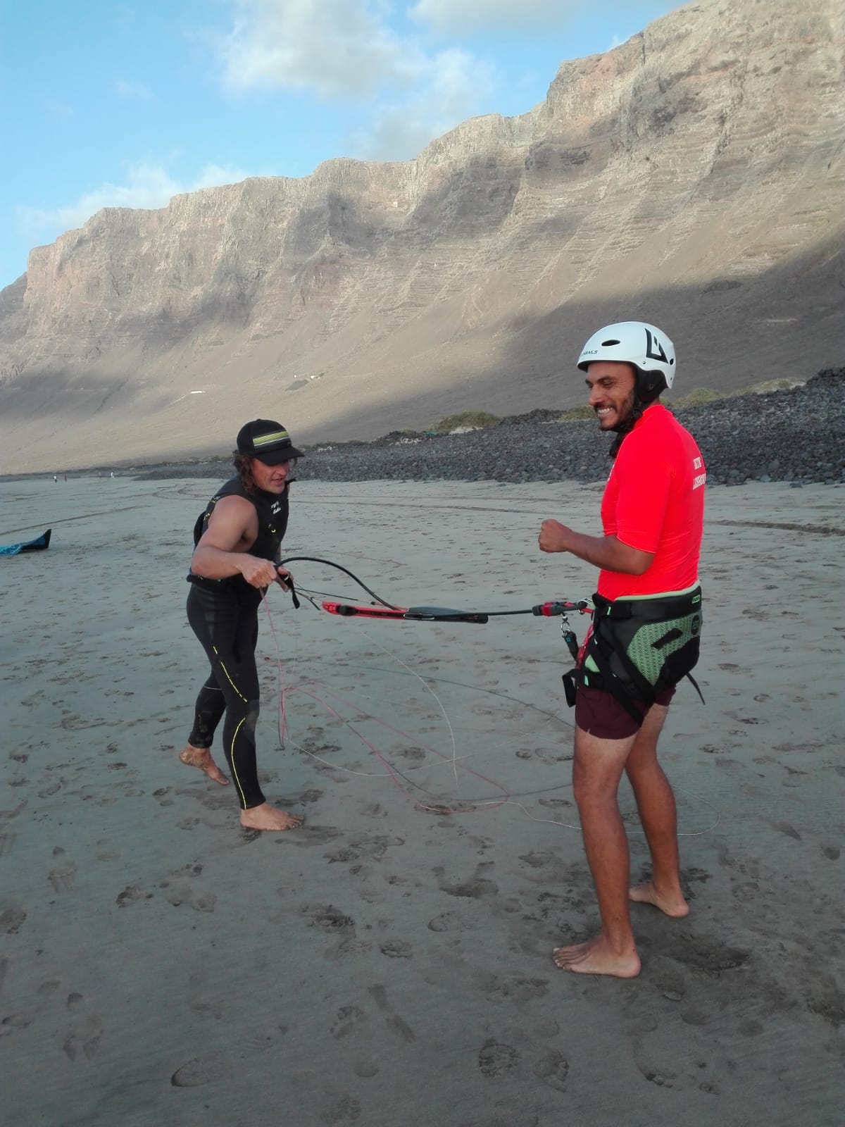 Control du vol de kitesurf